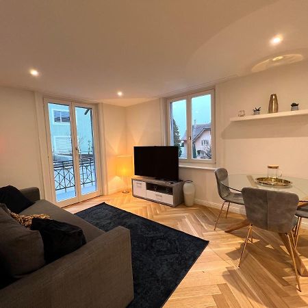 Modernes Apartment Am Fuss Des Pilatus - Skigebiet Hergiswil Buitenkant foto