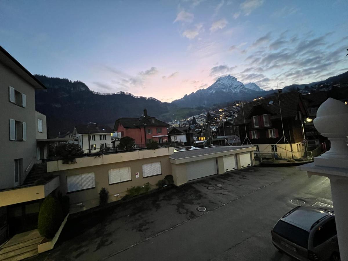 Modernes Apartment Am Fuss Des Pilatus - Skigebiet Hergiswil Buitenkant foto