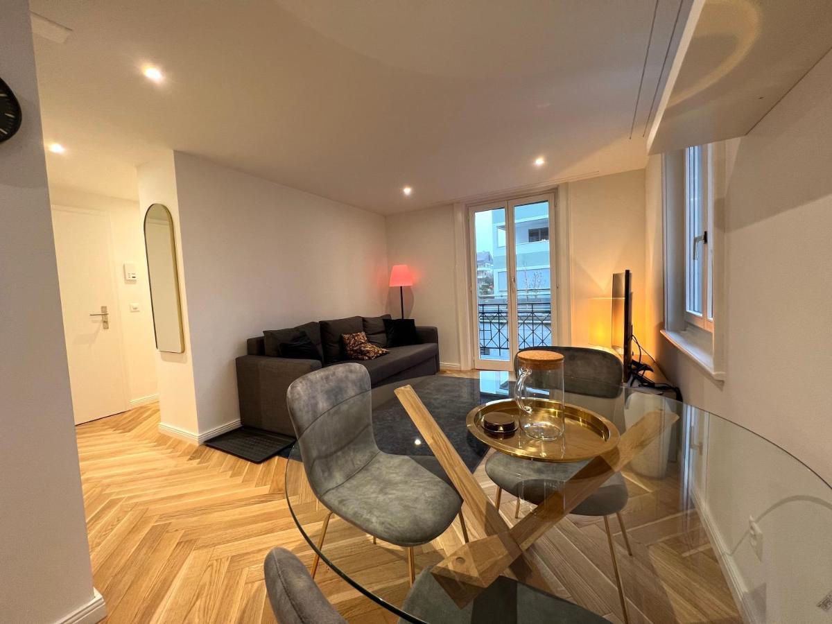 Modernes Apartment Am Fuss Des Pilatus - Skigebiet Hergiswil Buitenkant foto